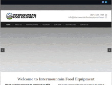 Tablet Screenshot of intermountainfoodequipment.com